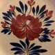 7 old Gien opaque porcelain dessert plates