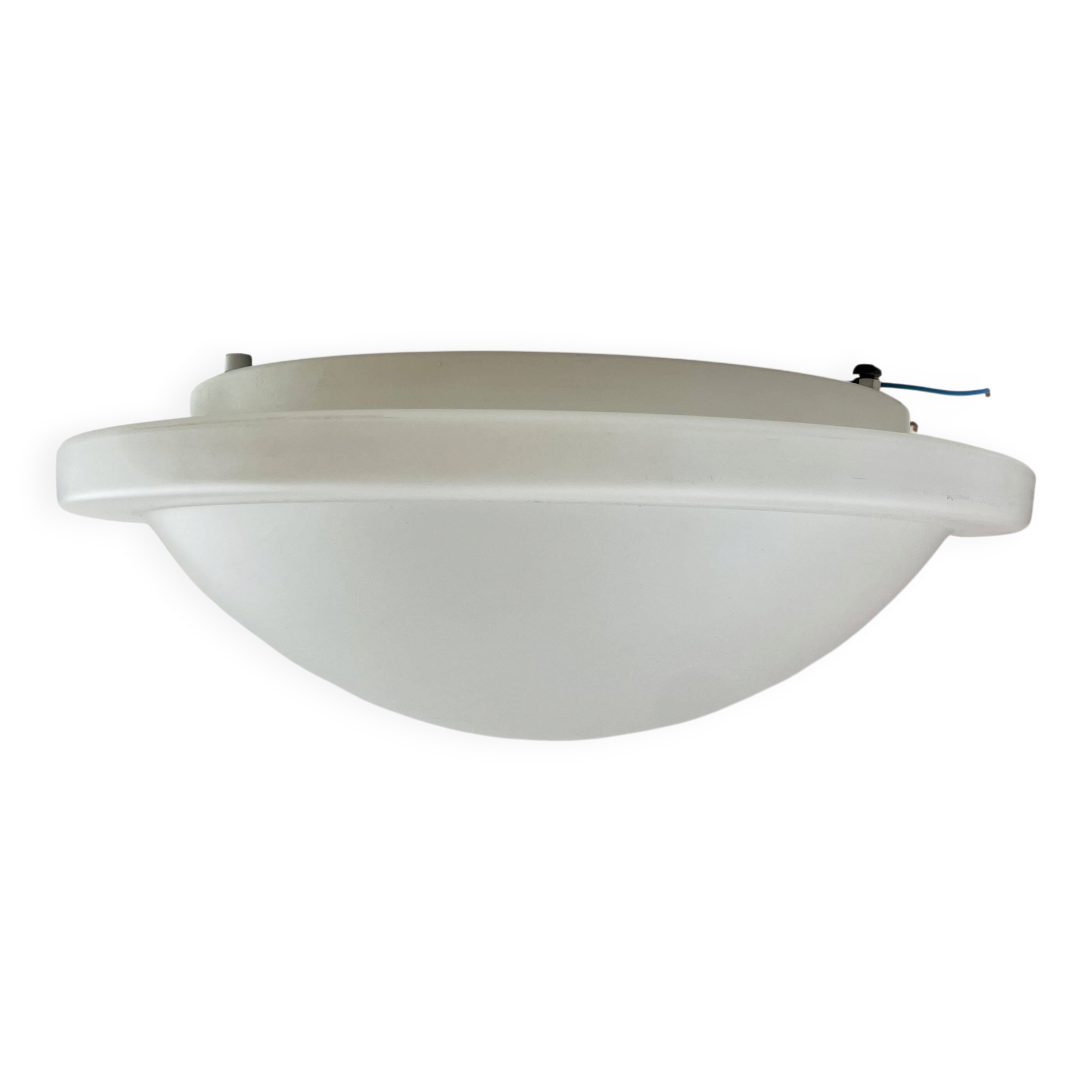 Opaline Ceiling Lamp by Peill+Putzler, Germany, 1980s