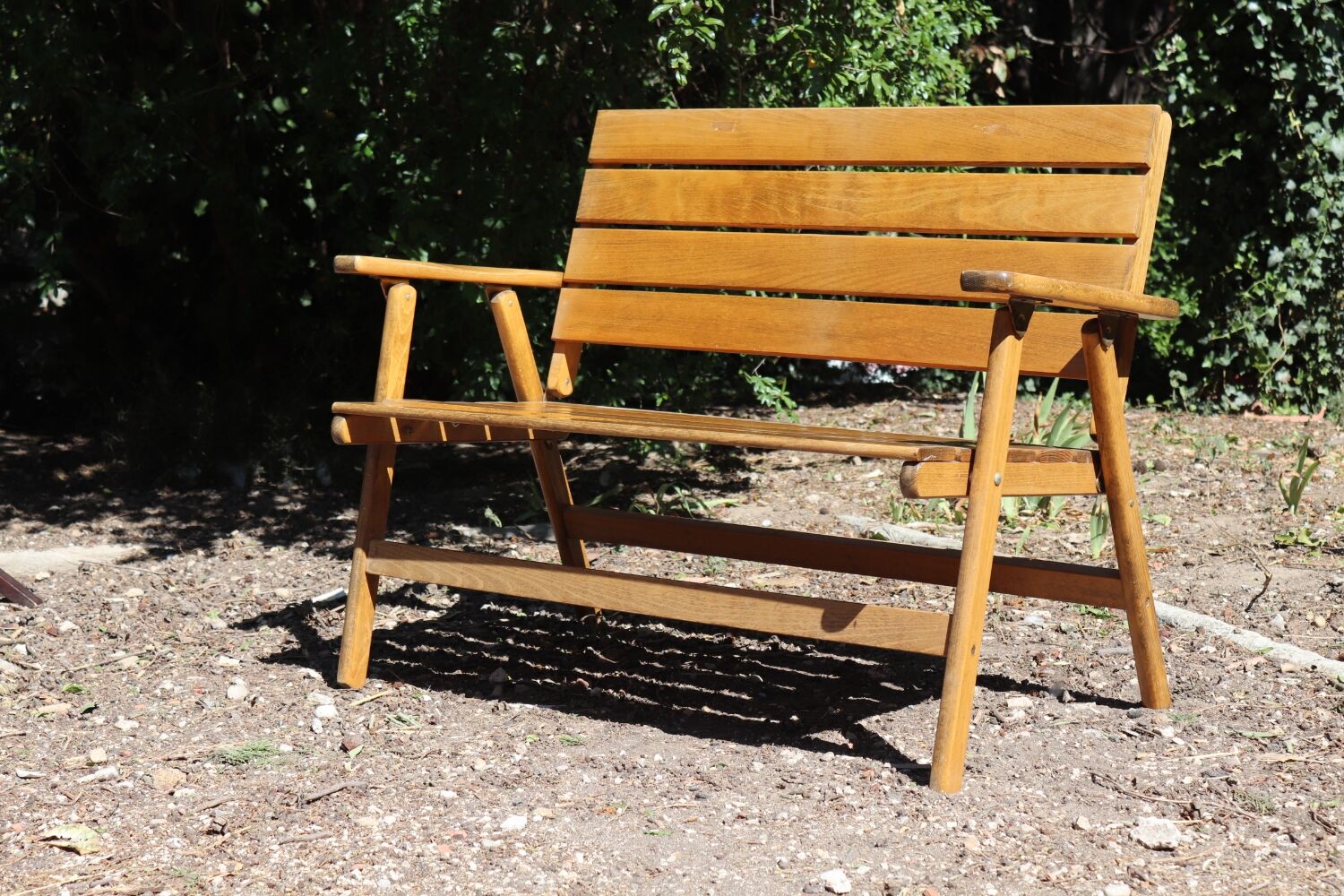 Folding bench sodibois 70s