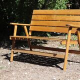 Folding bench sodibois 70s