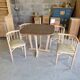 Ensemble vintage attribué à Thonet – table + 4 chaises années 60