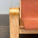 Mid-century modern Pulkka lounge chair by Ilmari Lappalainen for Asko, 1960s.