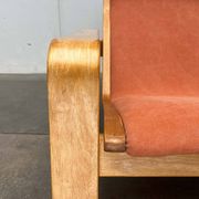 Mid-century modern Pulkka lounge chair by Ilmari Lappalainen for Asko, 1960s.