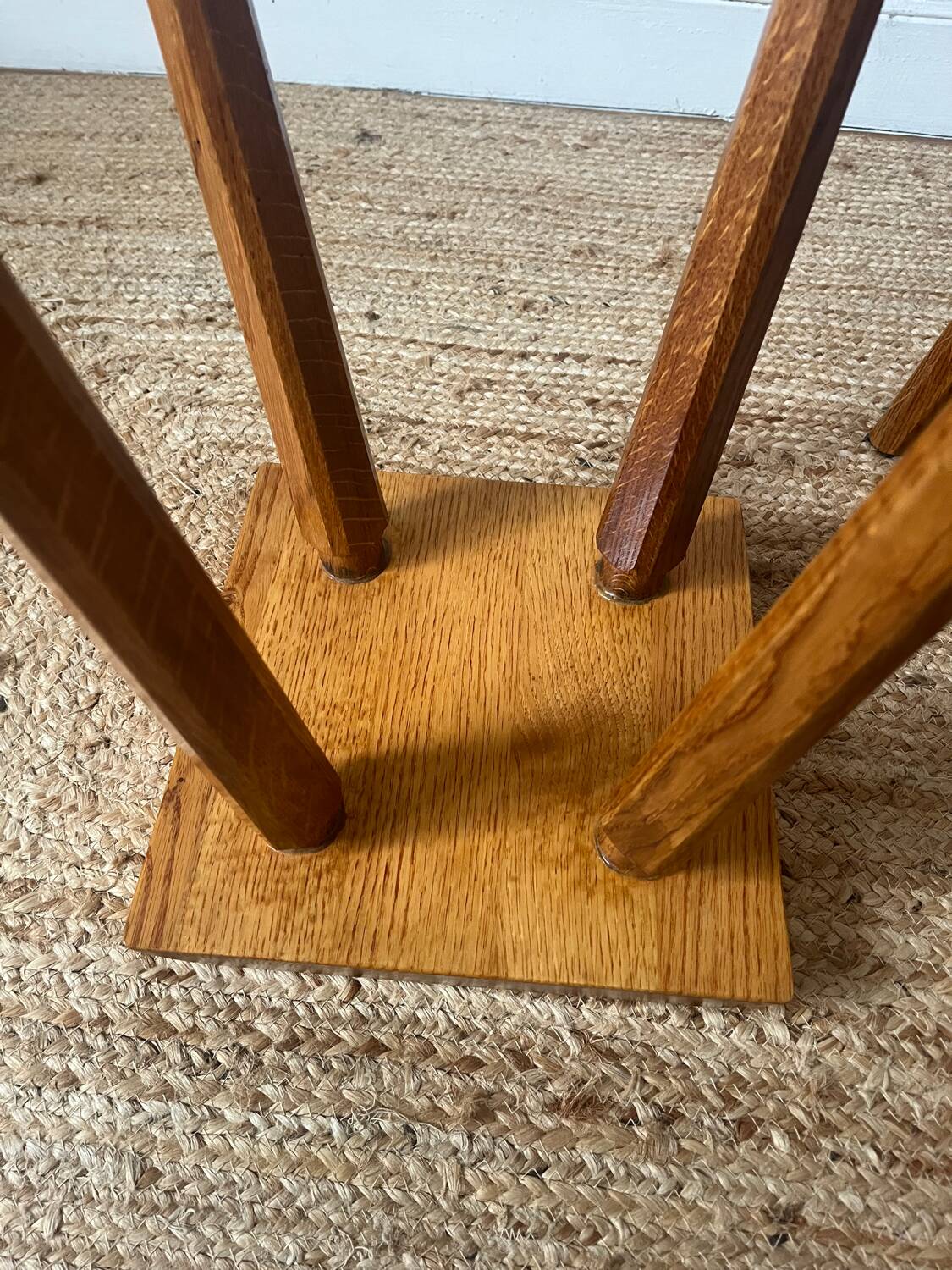 Elm stools by Pierre Chapo