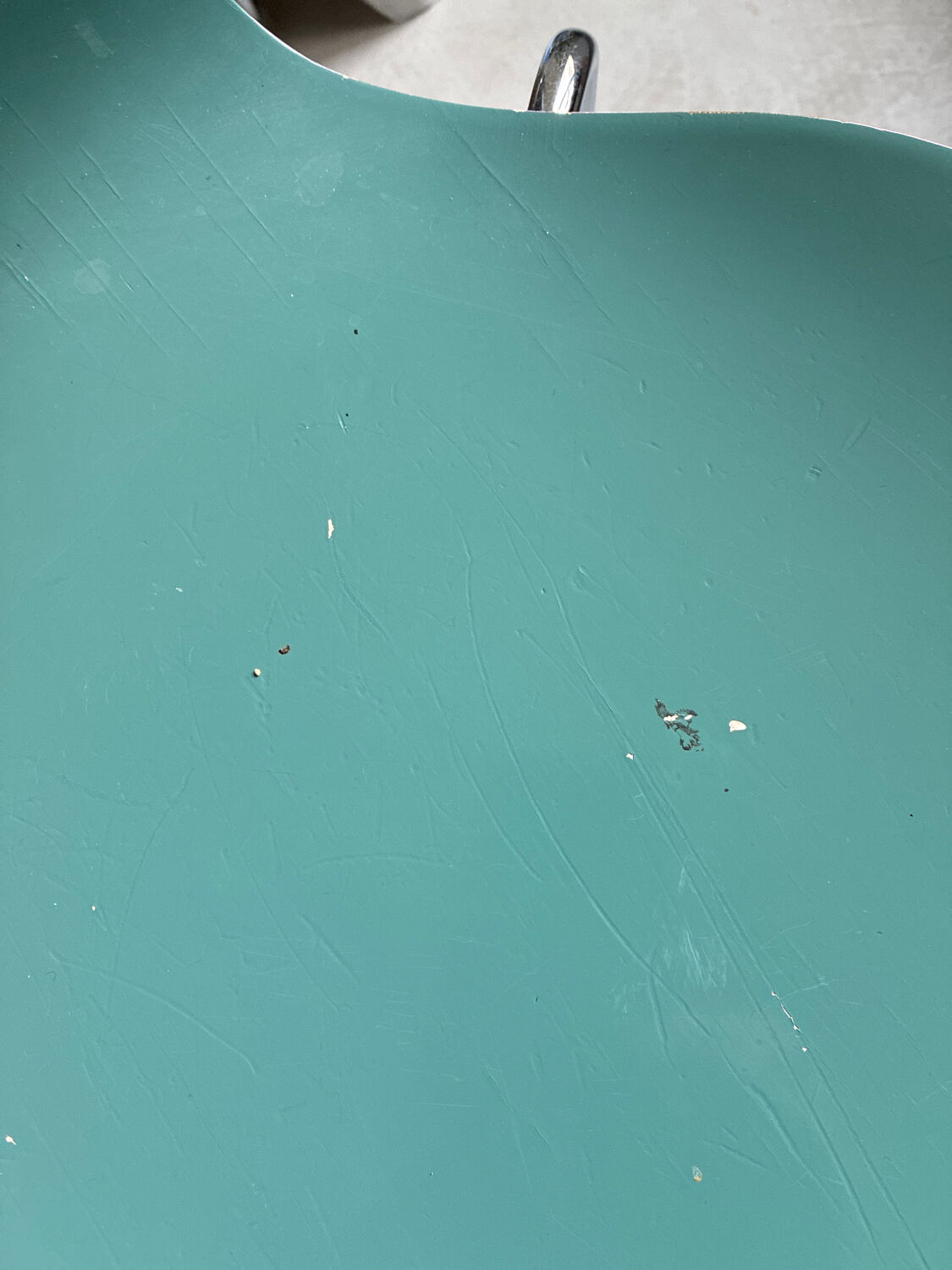 Blue Fritz Hansen chair