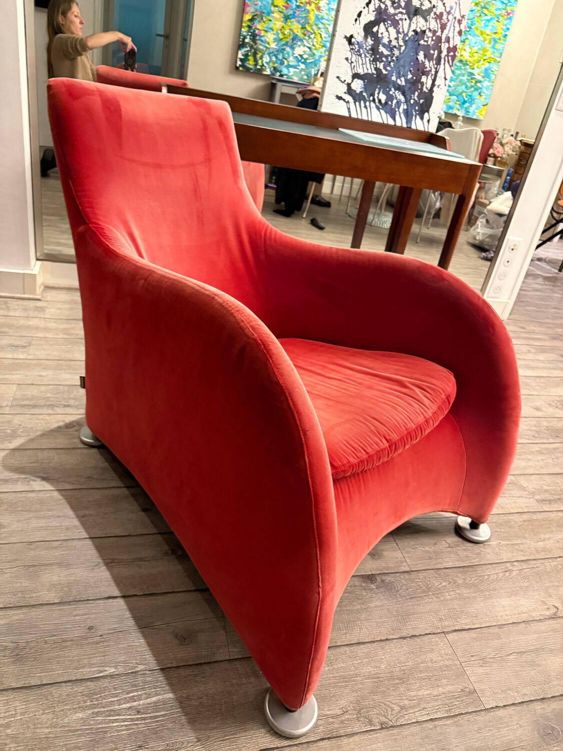 2 Loge armchairs for Montis