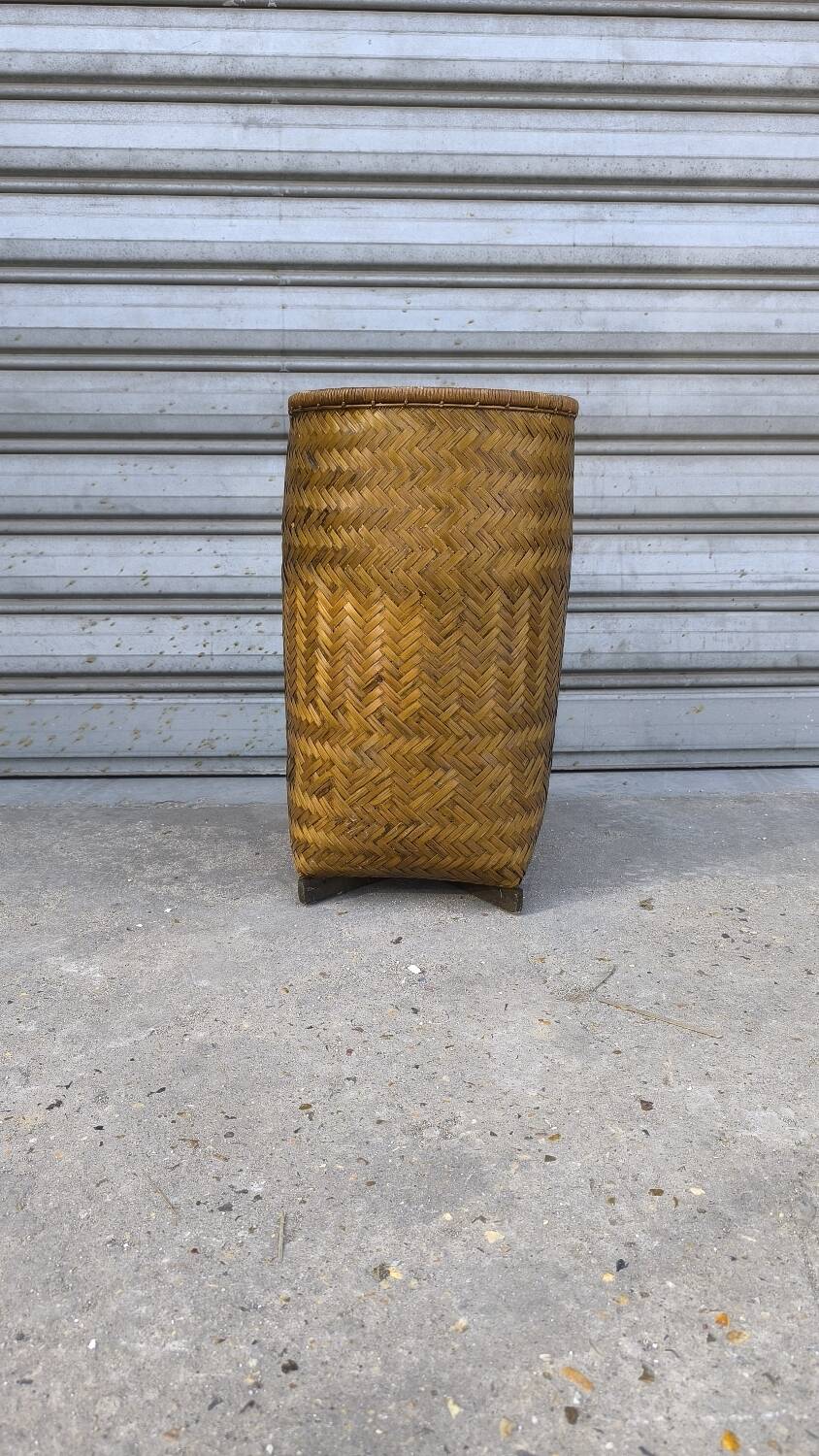 Wicker basket from the 50s