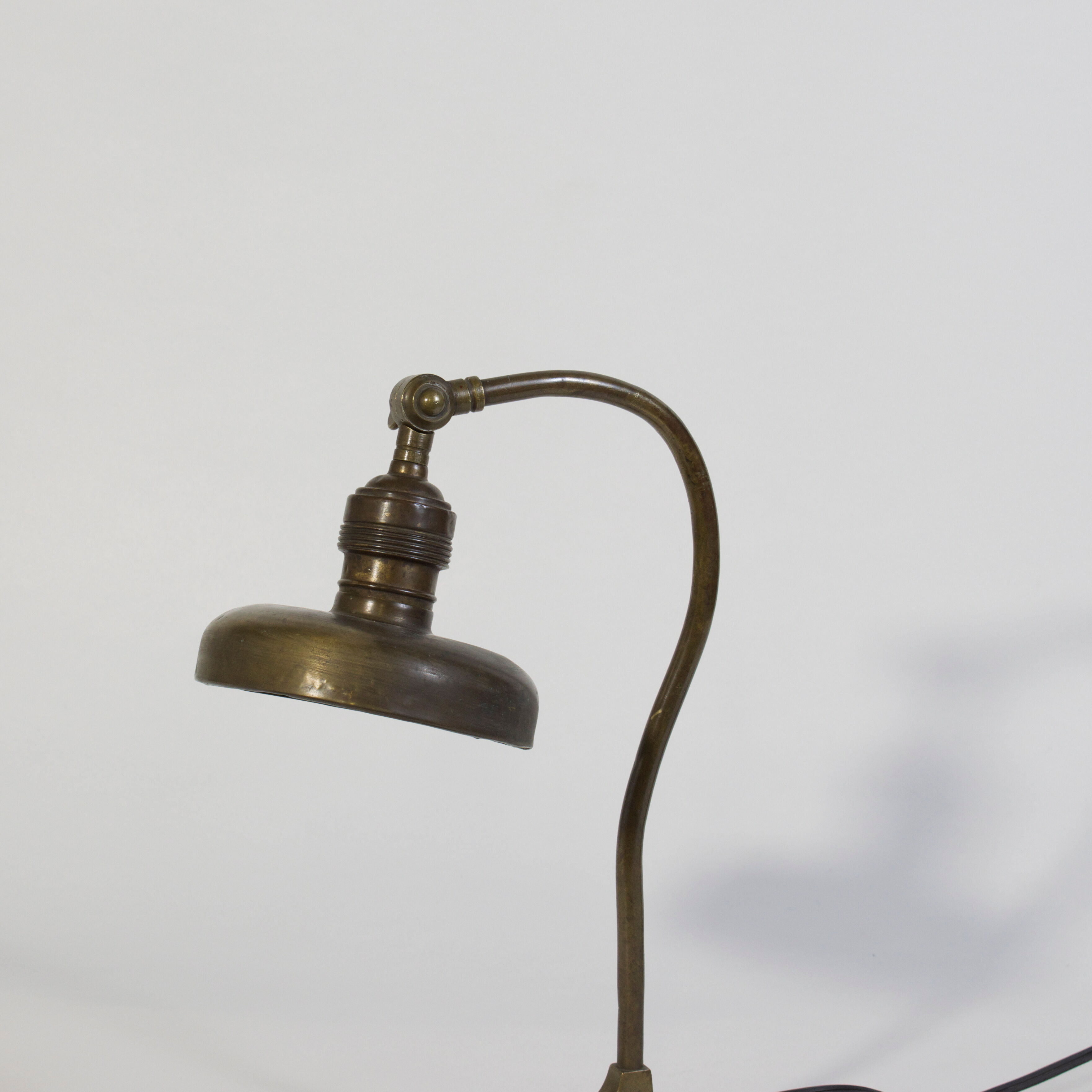 Art Nouveau bronze lamp