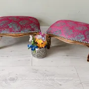 Repose-pieds anciens style Louis XV