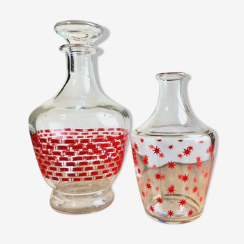 Duo of 60's decanters