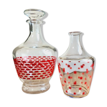 Duo of 60's decanters