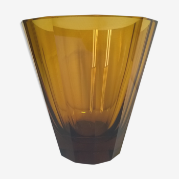 Vase en cristal art déco Moser Karlsbad