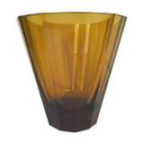 Moser Karlsbad art deco crystal vase