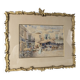 Watercolor of the Nice Market by Claude Spero, 1890s