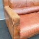 Vintage studded leather club sofa 50/60