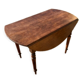 Table ronde à abattants