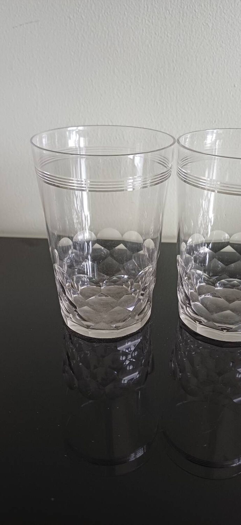 Verres cristal de Baccarat modèle Chauny