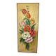 Peinture bouquet de fleurs 25X60cm