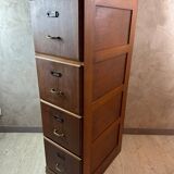 Oak filing cabinet