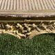 Sofa canage bench - gilded wood Louis XV style