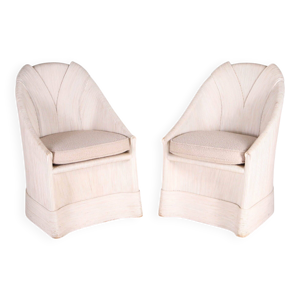 Paire de fauteuils en