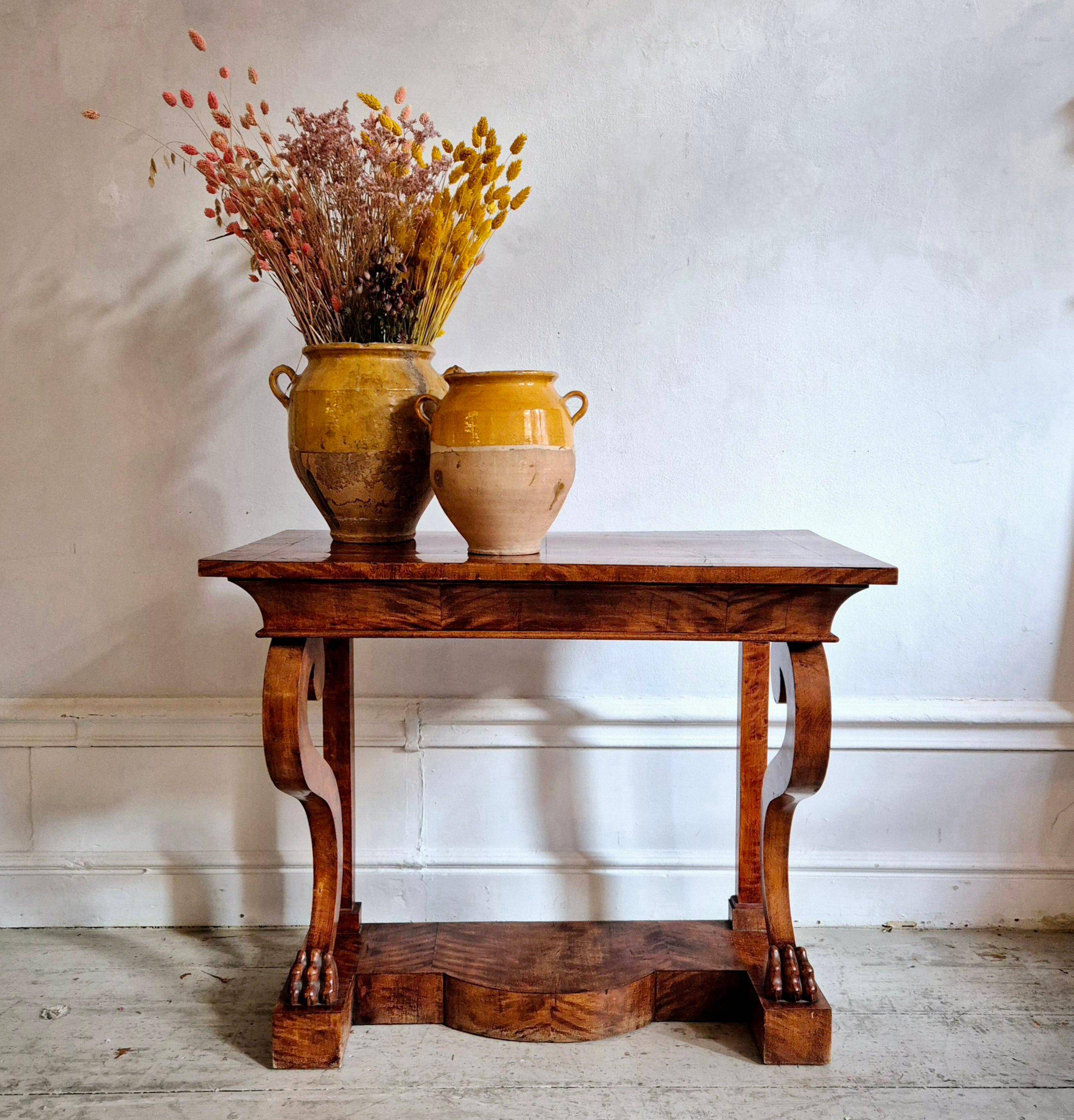 Exceptional Empire console / Karl Johan, Sweden, early 1800s