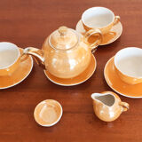 Limoges porcelain coffee service, for doll, vintage dinette