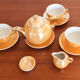 Limoges porcelain coffee service, for doll, vintage dinette