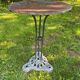 Small cast iron bistro table.