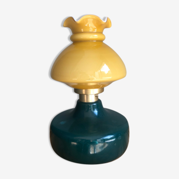 Lampe en verre vintage