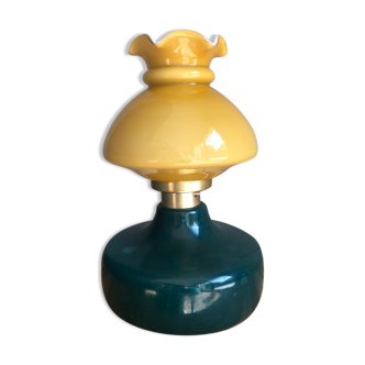 Lampe en verre vintage