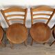 Lot de 4 chaises bistrot Baumann – modèle “Le Marais” – bois clair