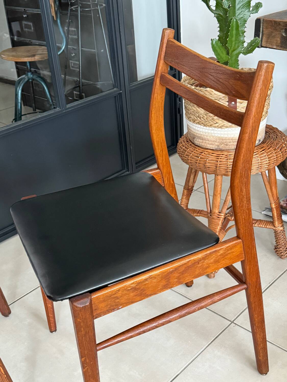 Chaises vintage style scandinave