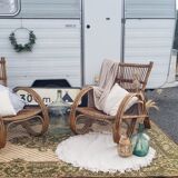 Ensemble de jardin en rotin