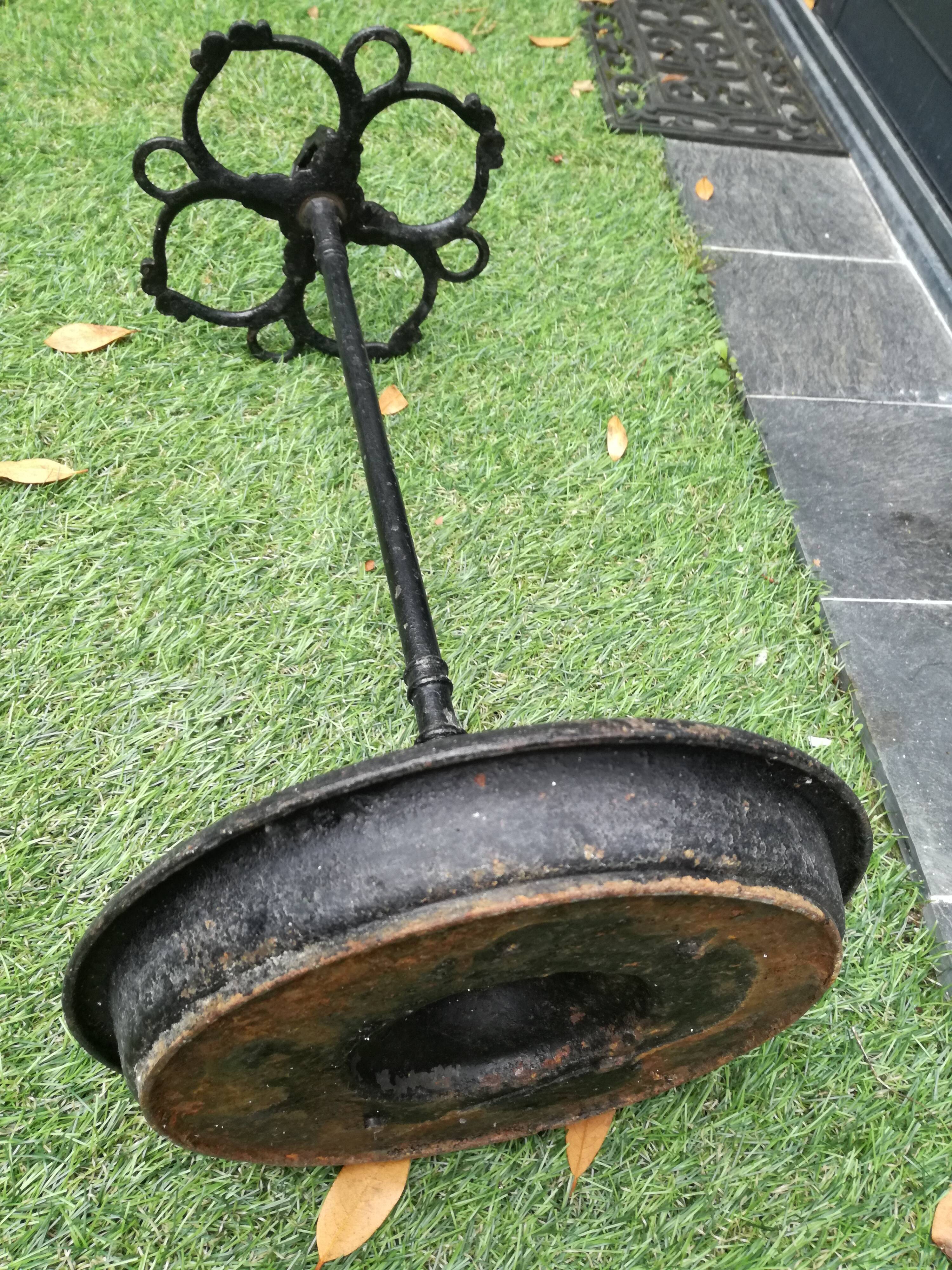 Cast iron umbrella door circa 1930