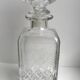70s glass whiskey decanter