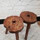 Brutalist tripod stools
