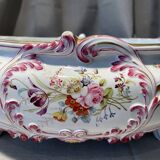 Planter with floral decor kg luneville