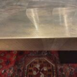 Brass coffee table engraved by Christian Krekels