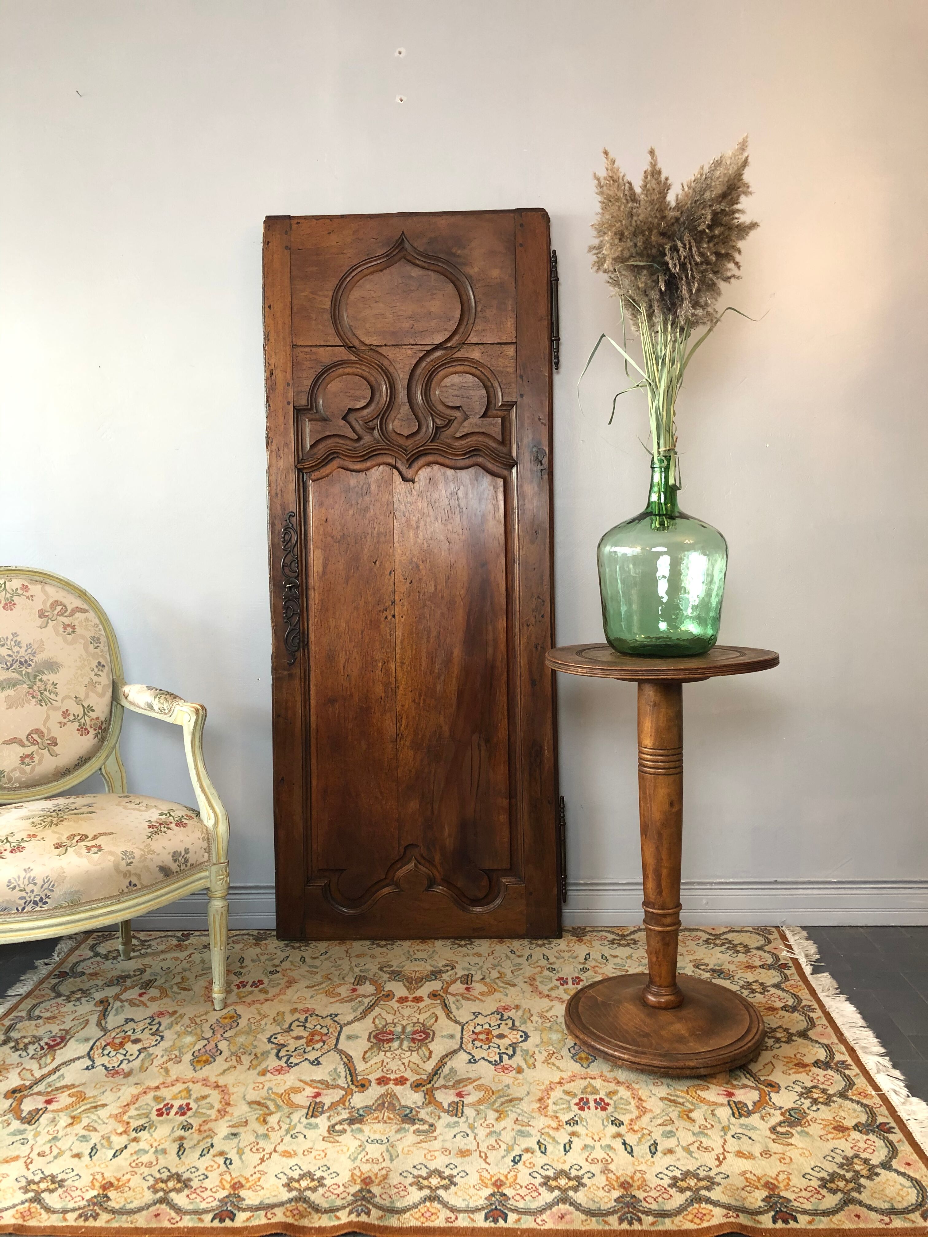 Oak door, 19th century