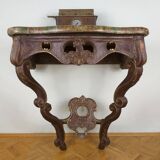 Antique German church console table, 19th century