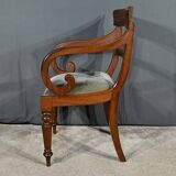 Armchair with Mahogany Crosses, Victorian period, England – 2nd part 19th century