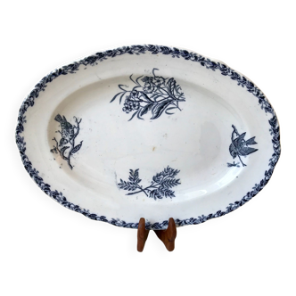 Oval dish Terre de Fer early nineteenth
