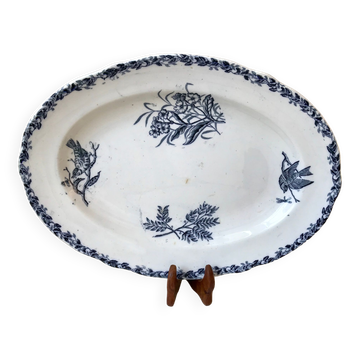 Oval dish Terre de Fer early nineteenth