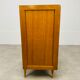 Commode chiffonnier pieds compas années 50 bois blond