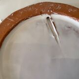 Hollow plate in ceramic from Granada.