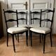 4 Napoleon III flying chairs