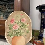 Watercolor with vintage double-sided rose bouquets