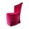 Armchair red velvet years 70