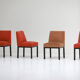 Set of six Jules Wabbes 'Louise' dining chairs for Bulo